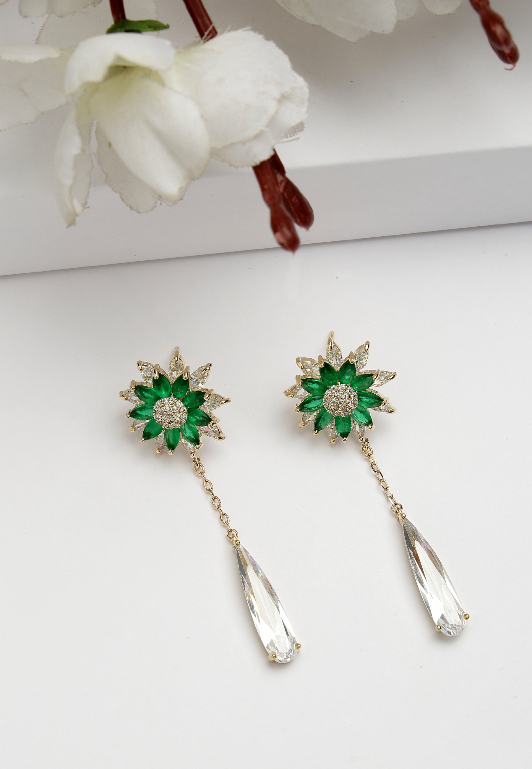 Sunflower Dangling Earrings