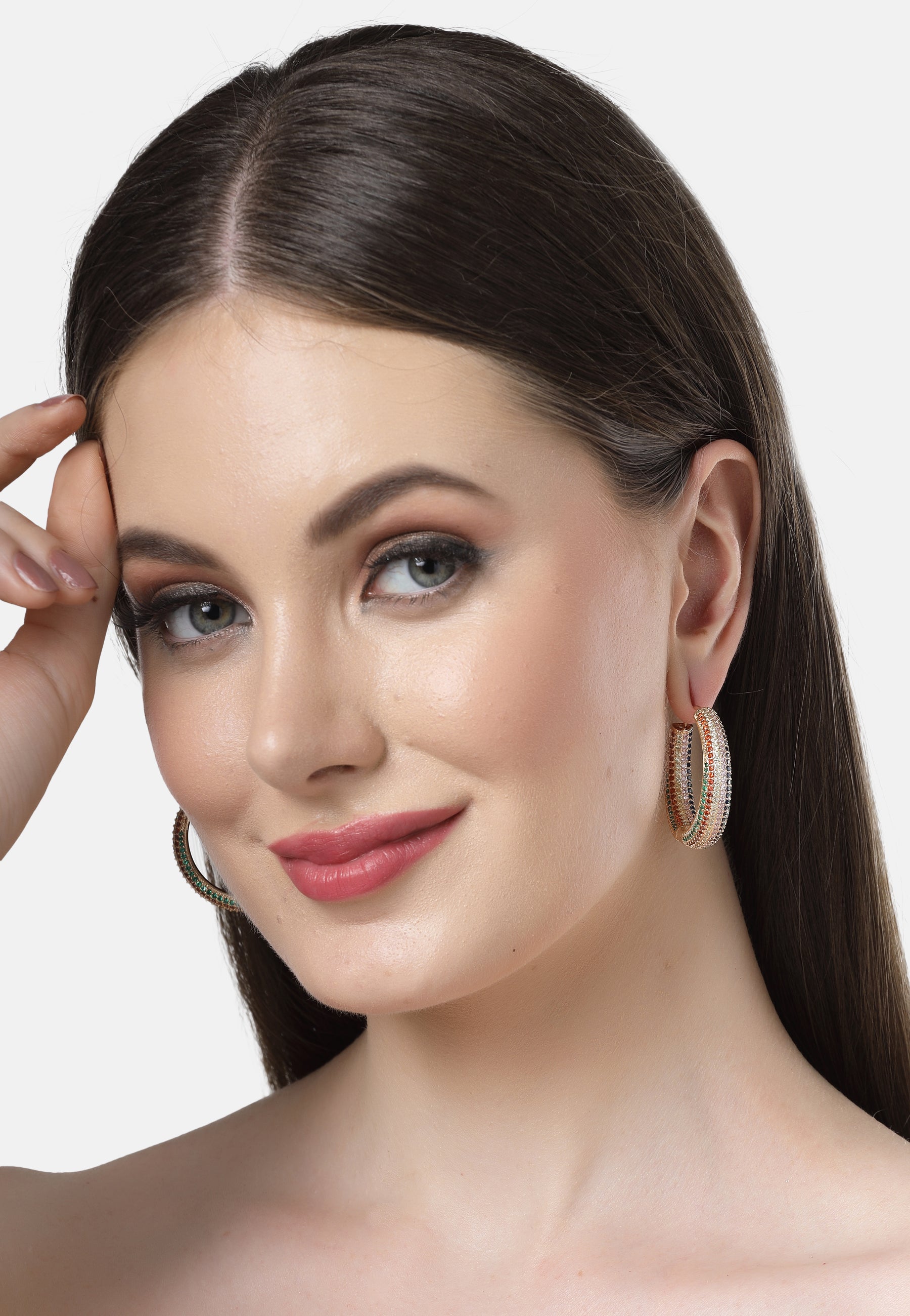 Chic Hoops met Cubic Zirconia