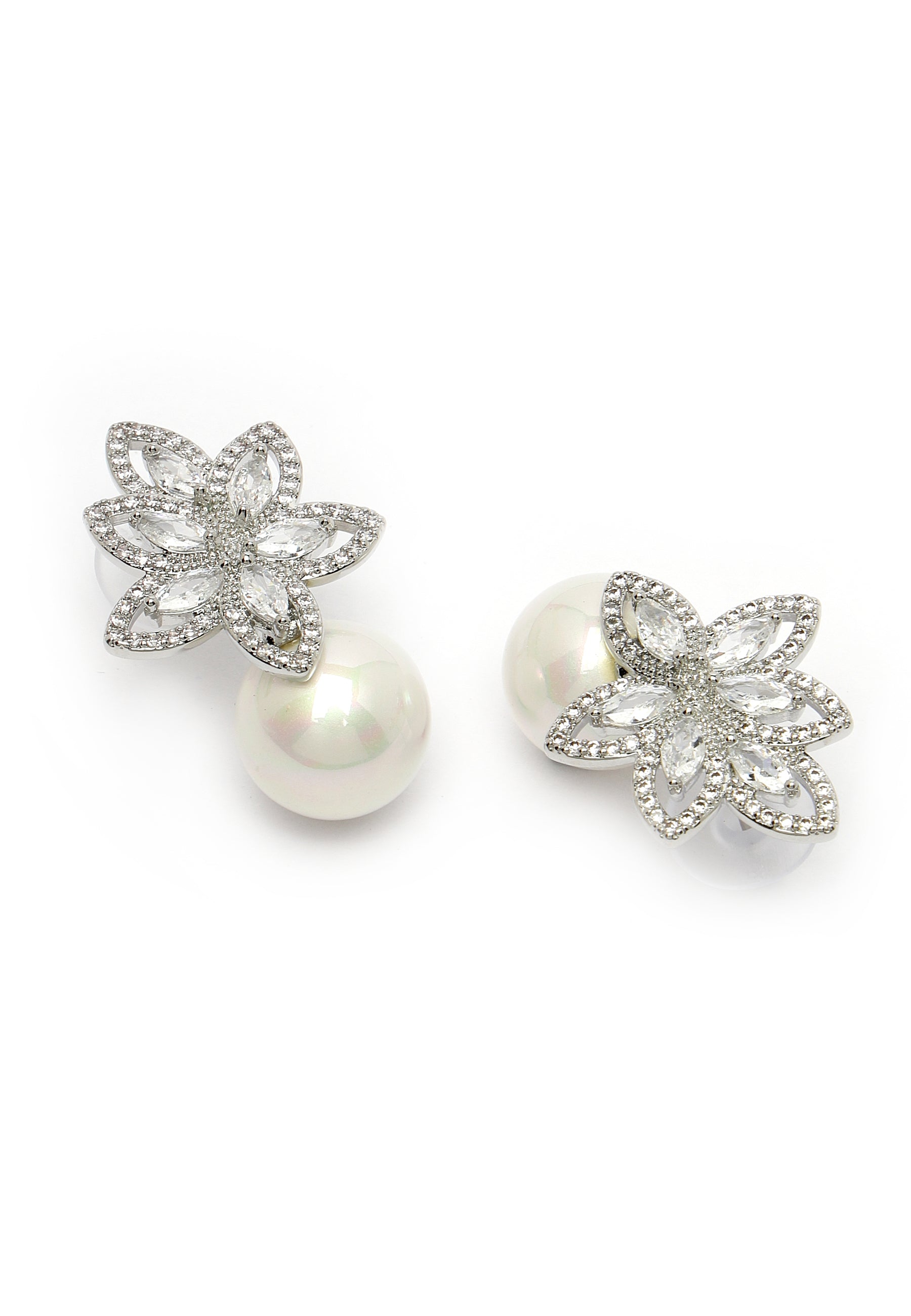 Zirconia Floral Drops