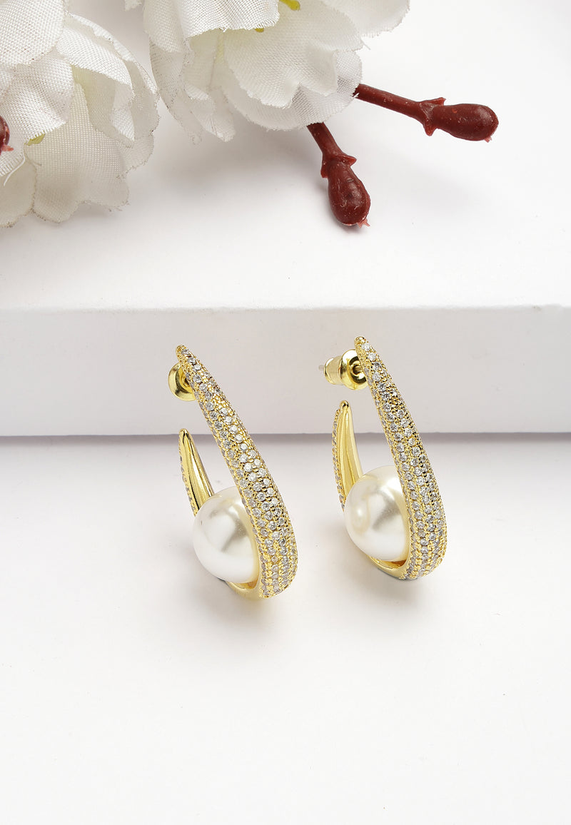 Boucles d'oreilles emblématiques en perles Sling