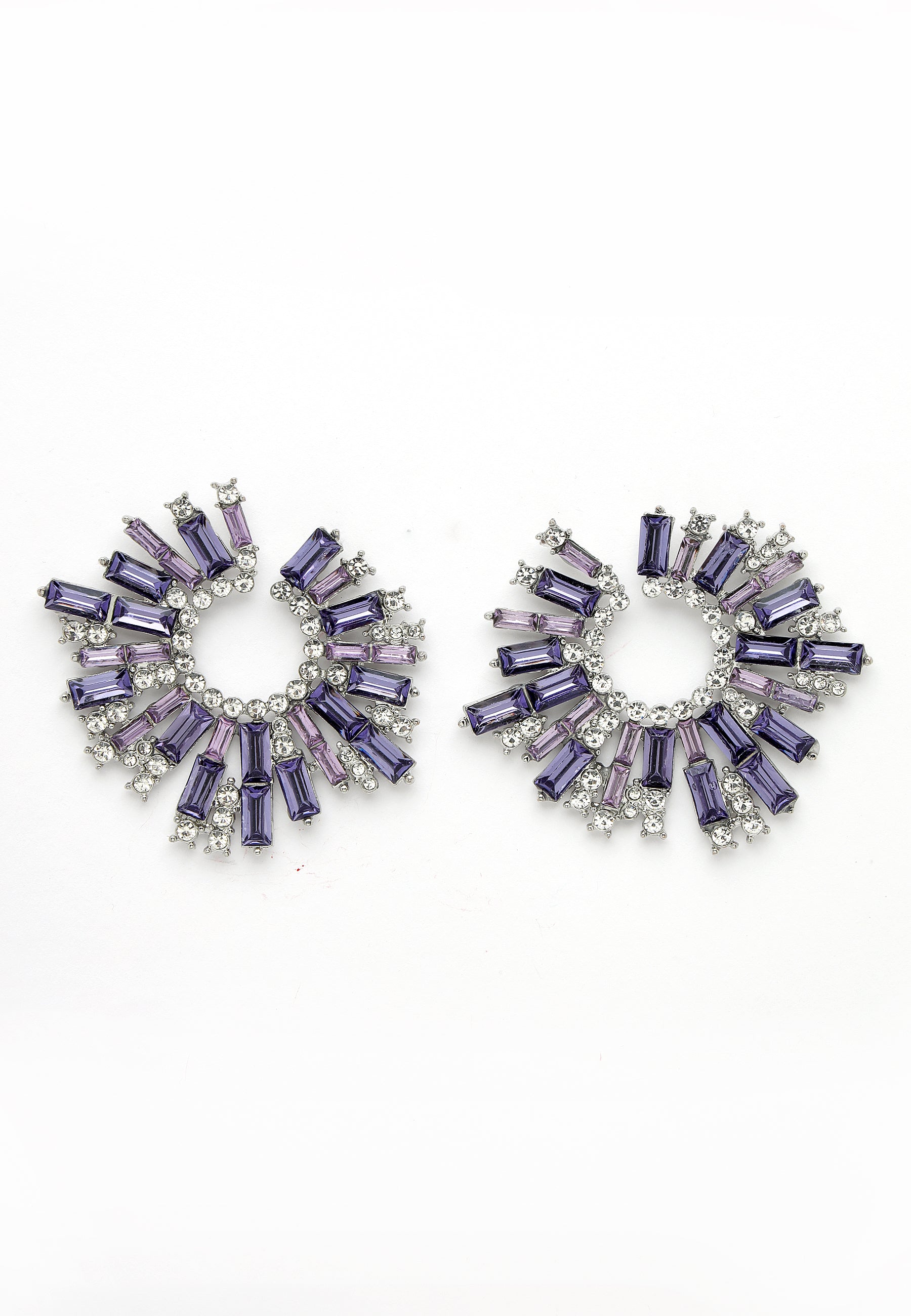 Sparkling Sunbeam Stud Earrings In Lilac