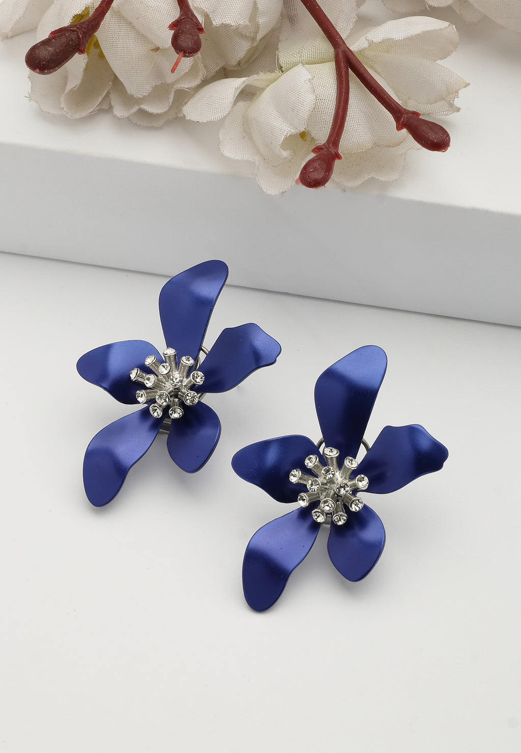 Boucles d'oreilles en forme de fleur