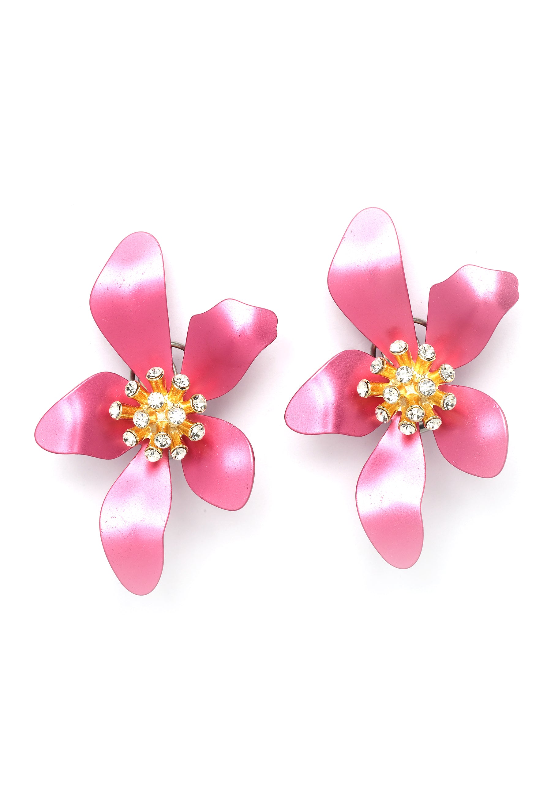 Boucles d'oreilles en forme de fleur