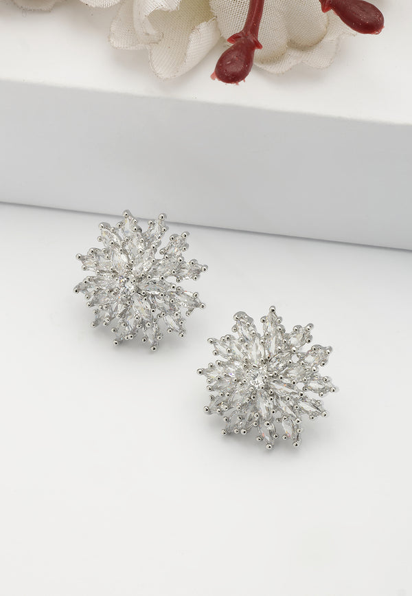 Snowflake Stud Earrings