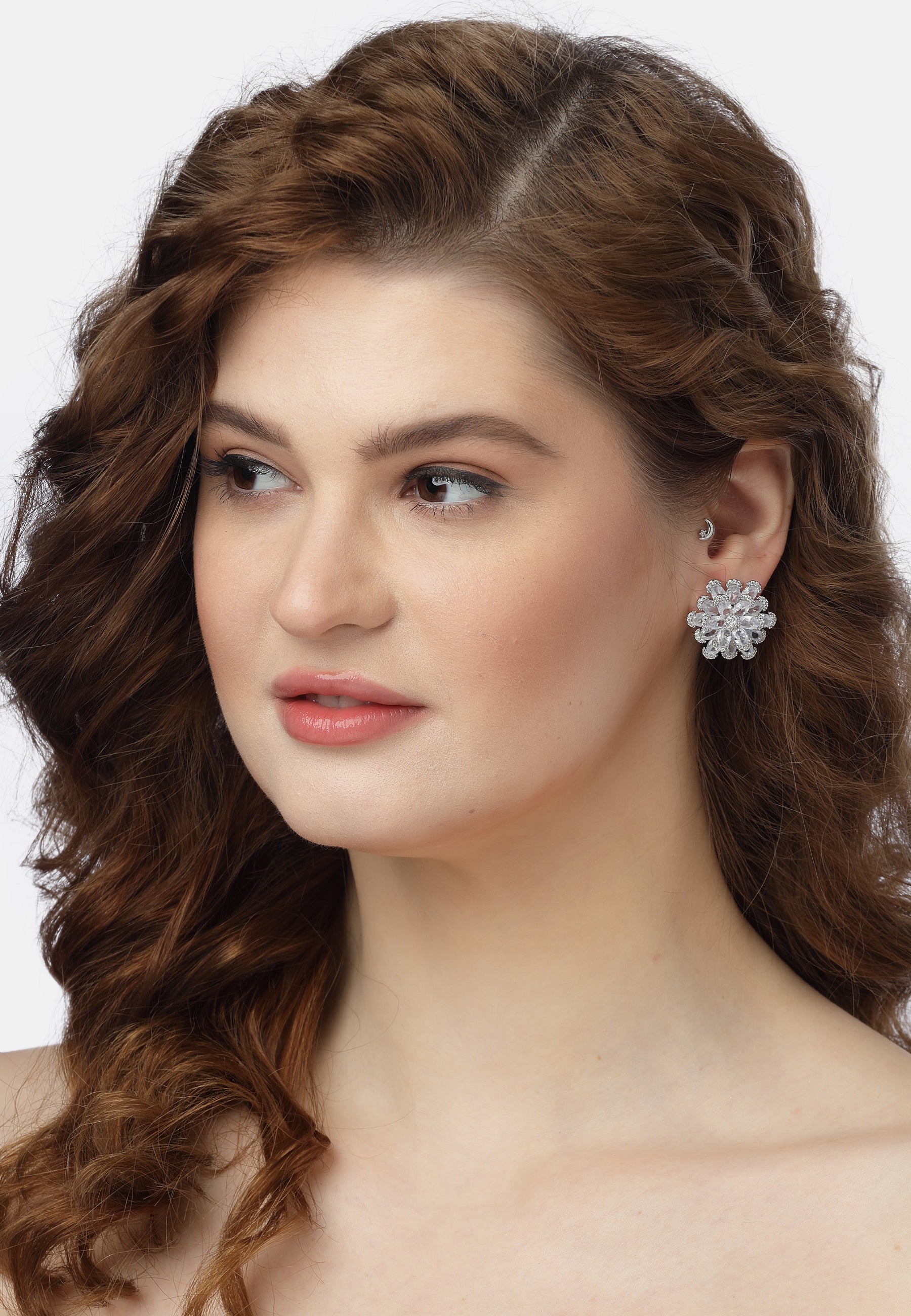 Boucles d'oreilles Stud Icy Blooming