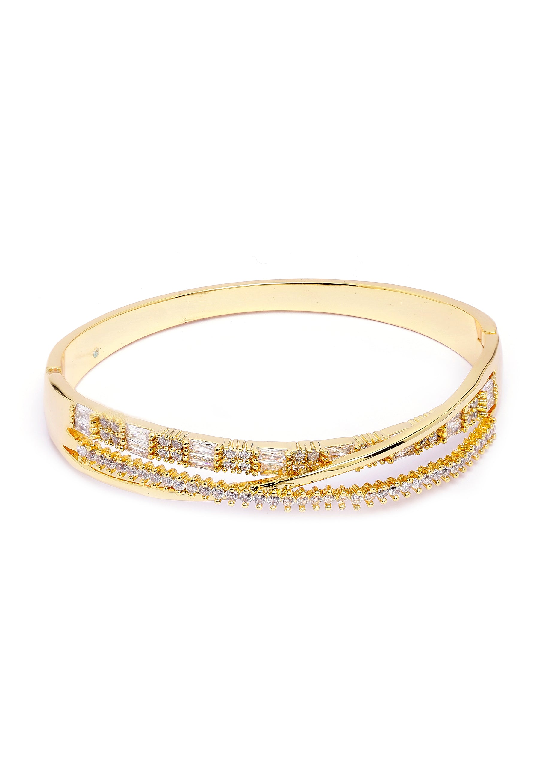 Brazalete de Diamante Golden Twirl