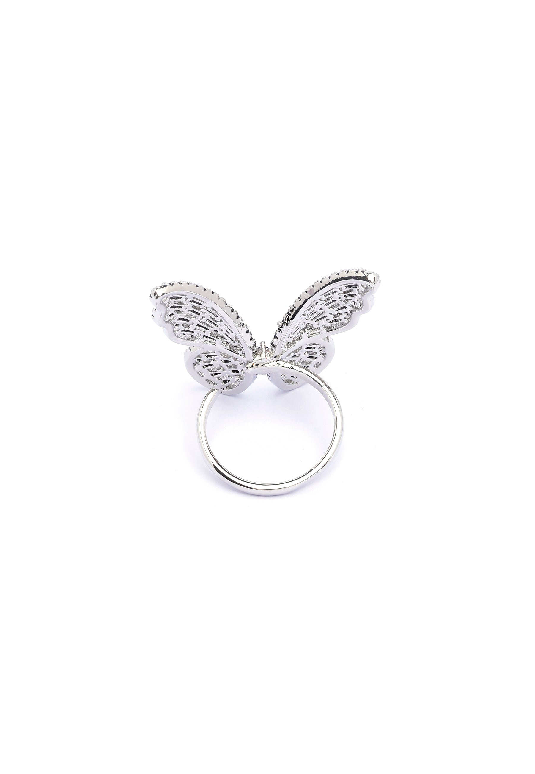 Whimsical Butterfly Sparkle Ring