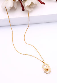 Gouden Zonneburst Ketting