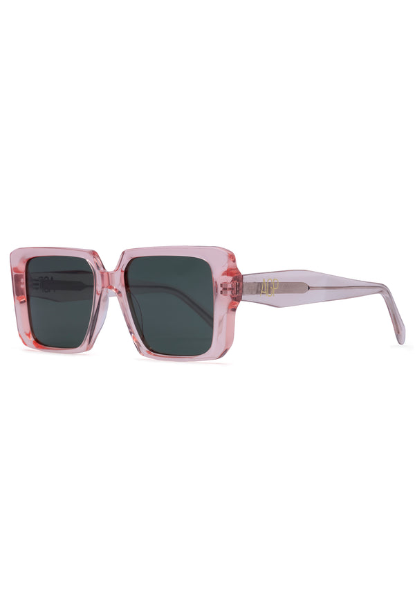 Gafas de sol cuadradas transparentes y gruesas