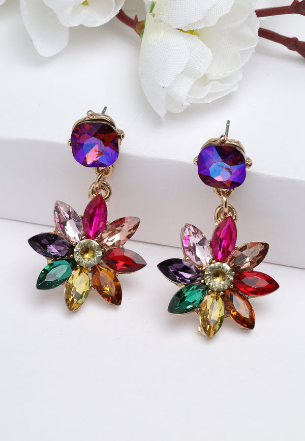 Floral Drop Earrings